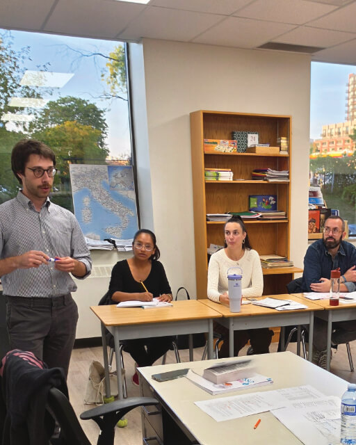 Weekly adult Italian classes in Toronto